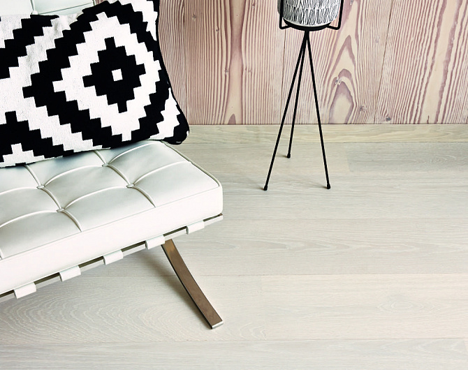 Паркетная доска Boen One strip Oak Andante White Live Pure EBGD36FD 