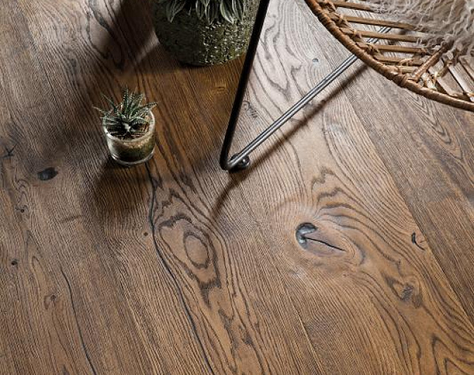 Паркетная доска Boen Handcrafted Oak Antique Brown SNGVZKWD 