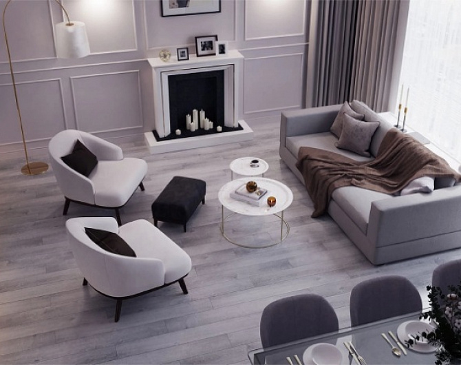Кварц-виниловая плитка Stone Floor MSPC Дуб Ривьера 91785-1 MP 