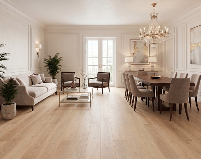 Кварц-виниловая плитка Stone Floor MSPC Дуб Раннее утро 91799-2 MP 