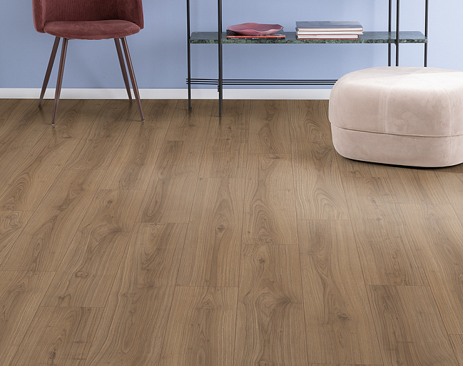 Пробковые напольные покрытия Egger Comfort+ Classic Орех Бедолло светлый EPC030 