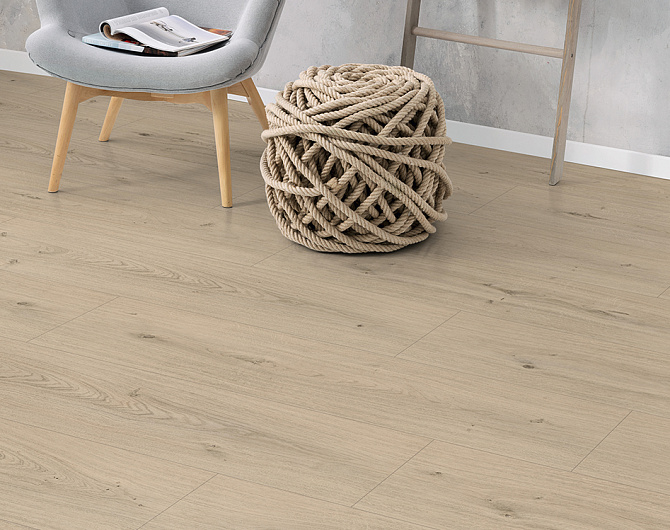 Пробковые напольные покрытия Egger Comfort+ Kingsize Дуб Вальдек светлый EPC015 